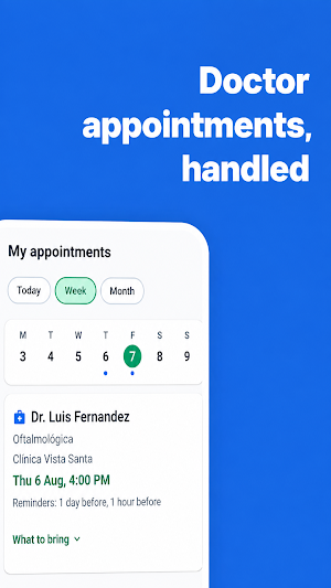 Meds, Appointments, Easy Mode Screenshot 1