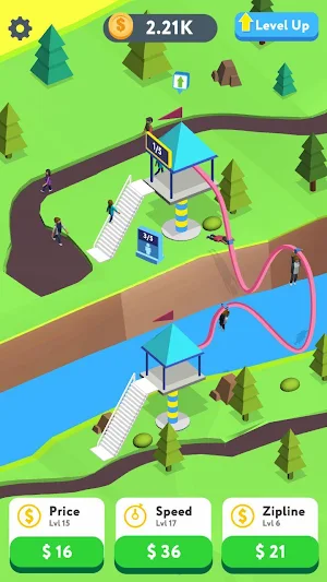 Idle Zipline Screenshot 2