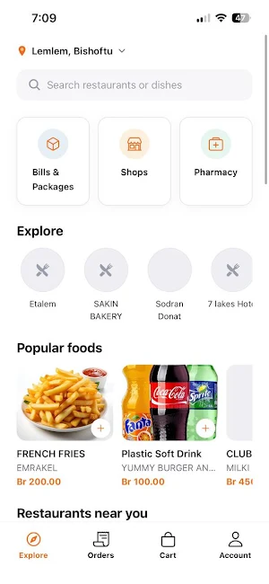 Bishoftu Delivery Screenshot 3