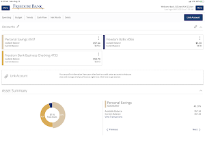 The Freedom Bank of Virginia Screenshot 2