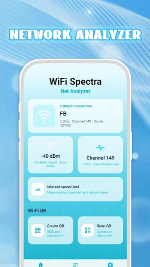 WiFi Spectra: Net Analyzer Screenshot 0