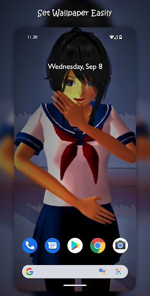 Cute Sakura School Wallpaper Screenshot 2