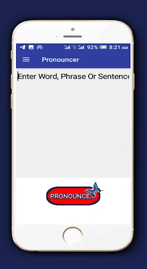 English Pronouncer - pronounce english word Screenshot 1