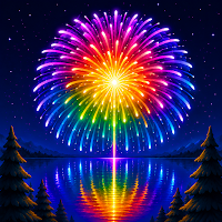 Fireworks Loop: Merge Idle