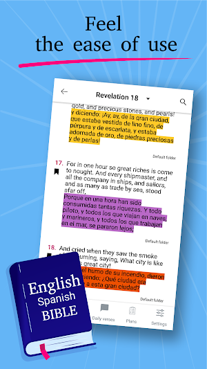 English And Spanish Holy Bible Screenshot 0