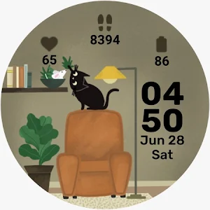 Cat and Mouse Watch face Screenshot 3