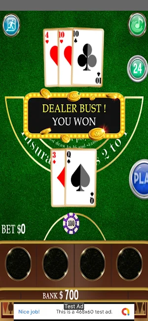 Black Jack 21 Screenshot 2