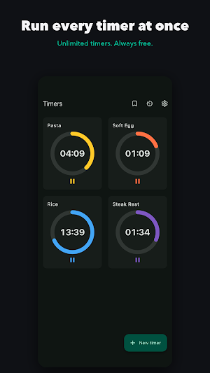 Multi Timer: Kitchen Timers Screenshot 0