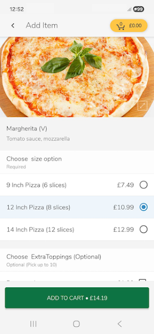 Curry & Crust Pizza Screenshot 2