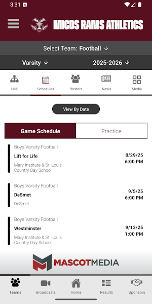 MICDS Athletics Screenshot 3