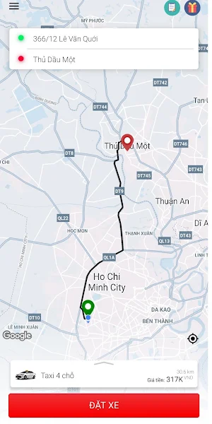 TAXI THÀNH TRUNG Screenshot 2