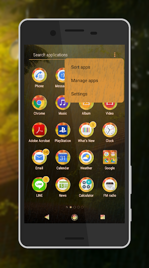 rain | Xperia™ Theme Screenshot 1