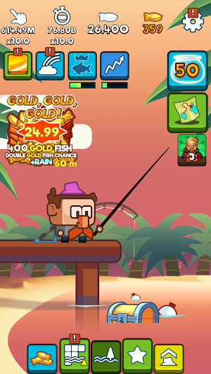 Bait & Click: Idle Fishing Screenshot 0
