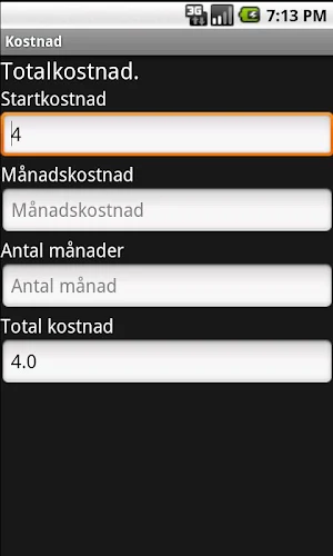Total sum Screenshot 1