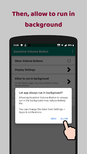 Assistive Volume Button Screenshot 1