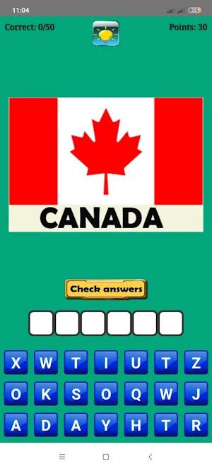Guess The Capital City Screenshot 1