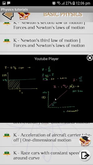 Physics - Tutorials - Lectures Screenshot 3