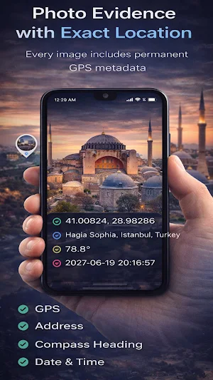 GPS Camera: Photo Location Map Screenshot 2