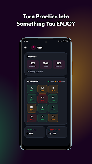 AbsPitch - Pitch Ear Training Screenshot 2