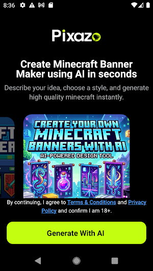AI Minecraft Banner Maker, AI Screenshot 0