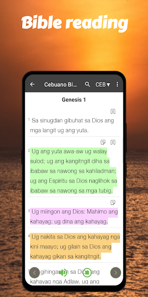 Cebuano Bible -CEBUANO+KJV+NIV Screenshot 0
