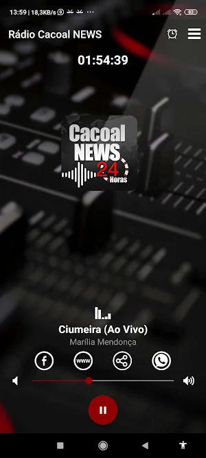Rádio Cacoal NEWS Screenshot 0