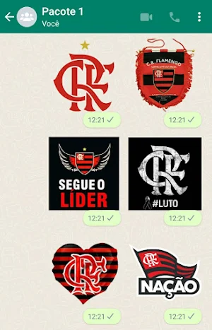 Figurinhas do Flamengo | Stickers do Mengão Screenshot 2