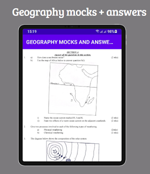 Geography: mocks and answers Screenshot 1