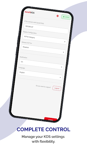 Sanoft KDS – Kitchen Display Screenshot 3