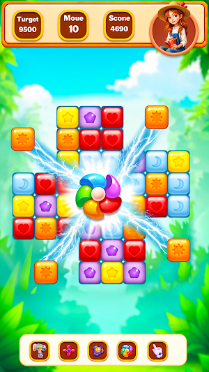 Sabrina Block Match Adventure Screenshot 1