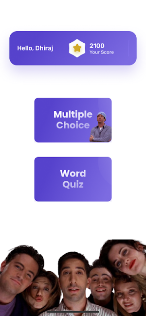 Friends Quiz Screenshot 0