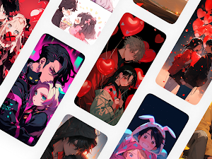 Anime Couple Wallpaper HD Screenshot 1