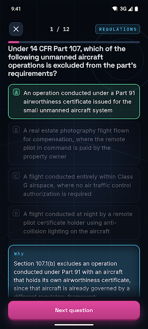Dronelix: Drone Exam Prep Screenshot 1