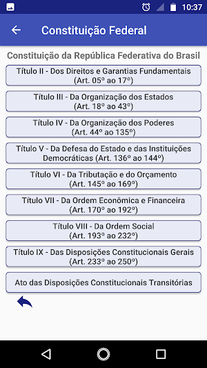 Constituição Federal 2021 Screenshot 1