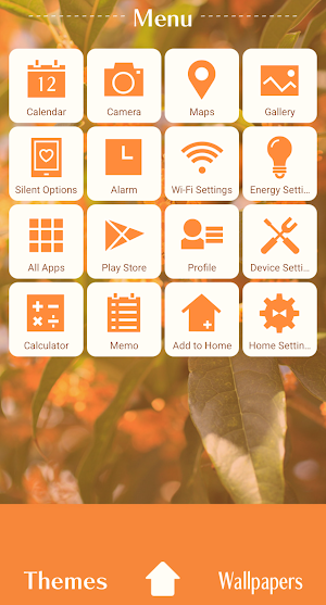 Golden Autumn Theme +HOME Screenshot 1