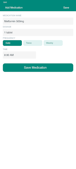 Medication Reminder Screenshot 1