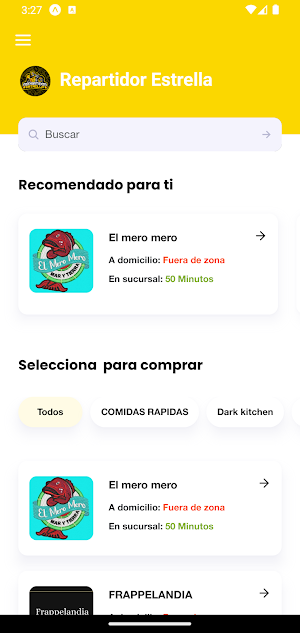 Repartidor Estrella MID Screenshot 1