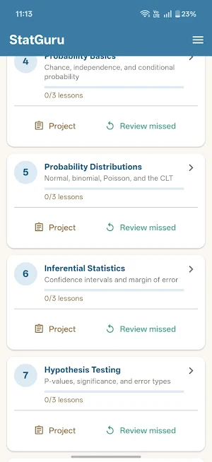 StatGuru: Learn Statistics Screenshot 0