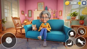 Grandma VS Bad Cat Simulator Screenshot 2