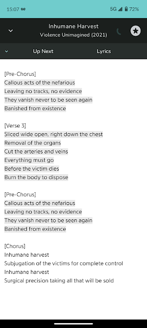Lyrics Plugin Power Ampache 2 Screenshot 2