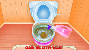 Kitty Kate Cleaning the House Tree Screenshot 1