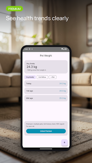 Pet Weight Screenshot 1