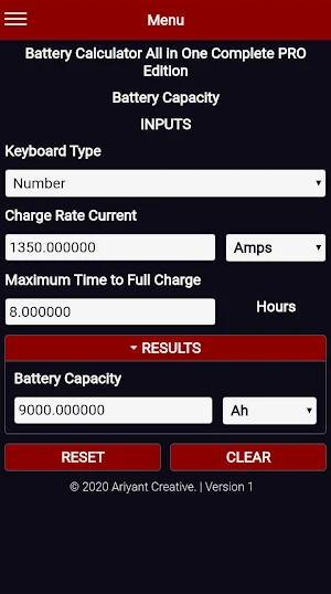 Battery Calculator All in One Complete PRO Edition Screenshot 3