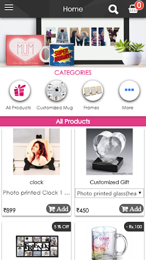 Memory Basket - Online Gift Shopping App Screenshot 2