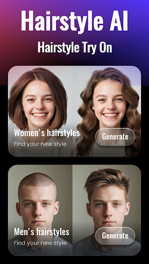 Hairstyle AI: Hairstyle Try On Screenshot 0