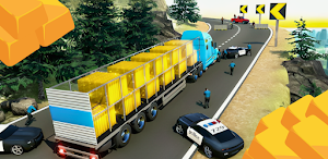 Gold Transport Truck Simulator Screenshot 2