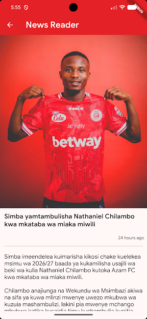 Msimbazi Zone -Habari za Simba Screenshot 1