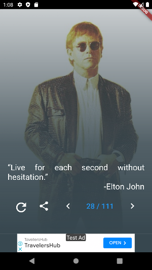 Elton John Quotes and Lyrics Screenshot 1