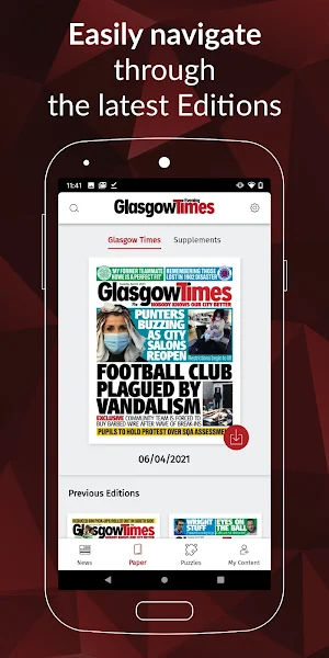 Glasgow Times Screenshot 1
