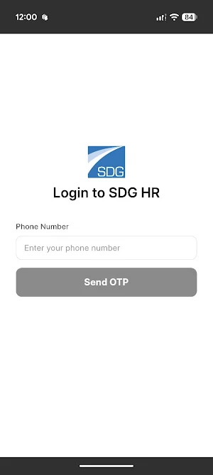 SDG HRMS Screenshot 0